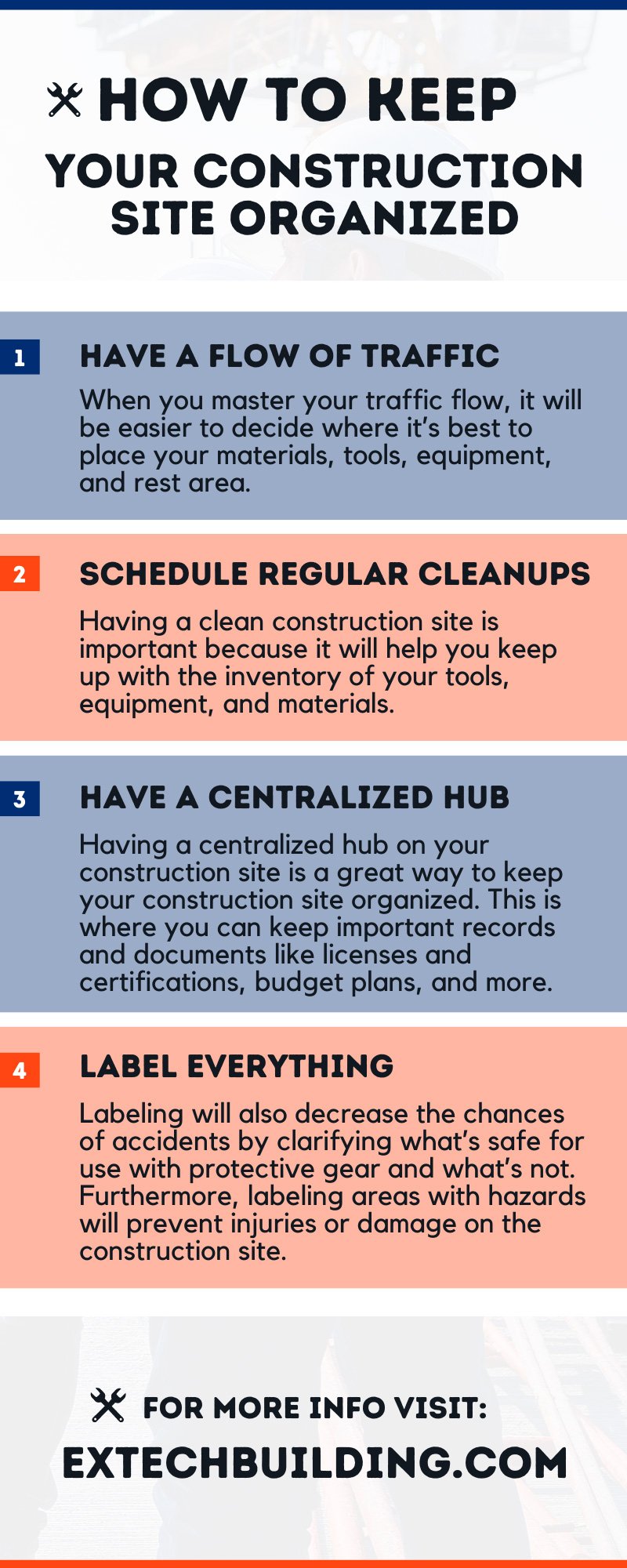 How To Keep Your Construction Site Organized